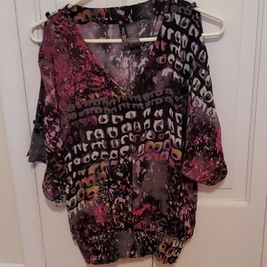 Sheer printed Top